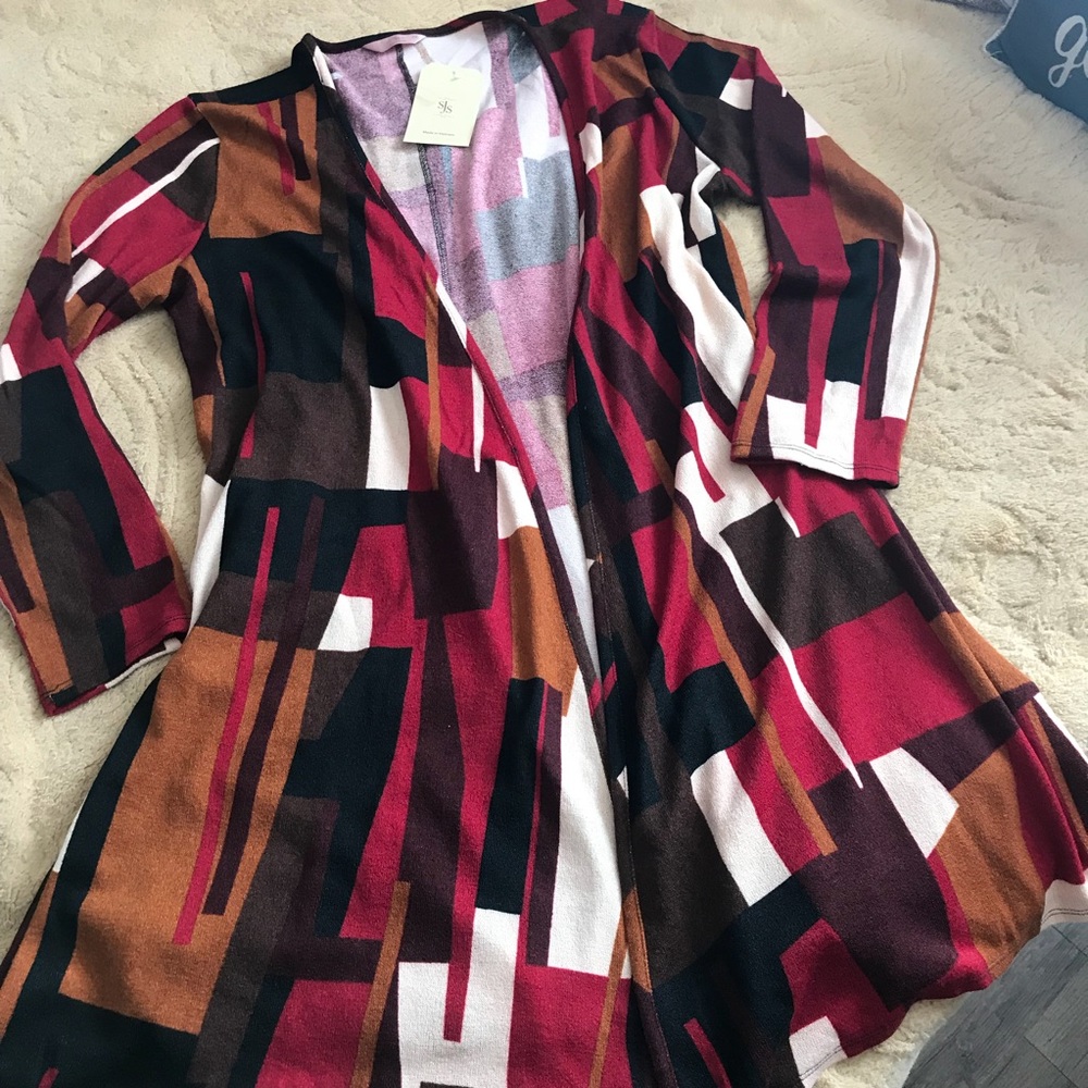 Colorblock duster sweater (like the LuLaRoe Sarah)